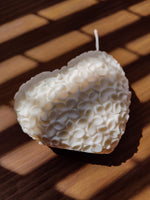 Bougie en forme de coeur  pour déclarer son amour. Le cadeau idéale pour la st valentin et fêtes des mères. Décoration romantique et girly.