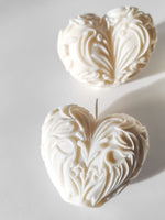 bougie LENNY coeur, Un accessoire plein d'amour et décoratif à offrir pour ST VALENTIN, les fêtes des mères, anniversaire