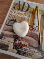 bougie coeur, Un accessoire plein d'amour et décoratif à offrir pour les fêtes des mères, anniversaire