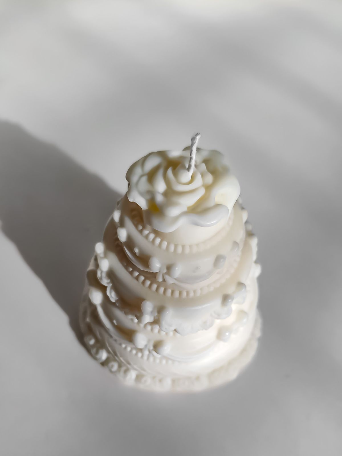 Bougie gâteau à trois étages