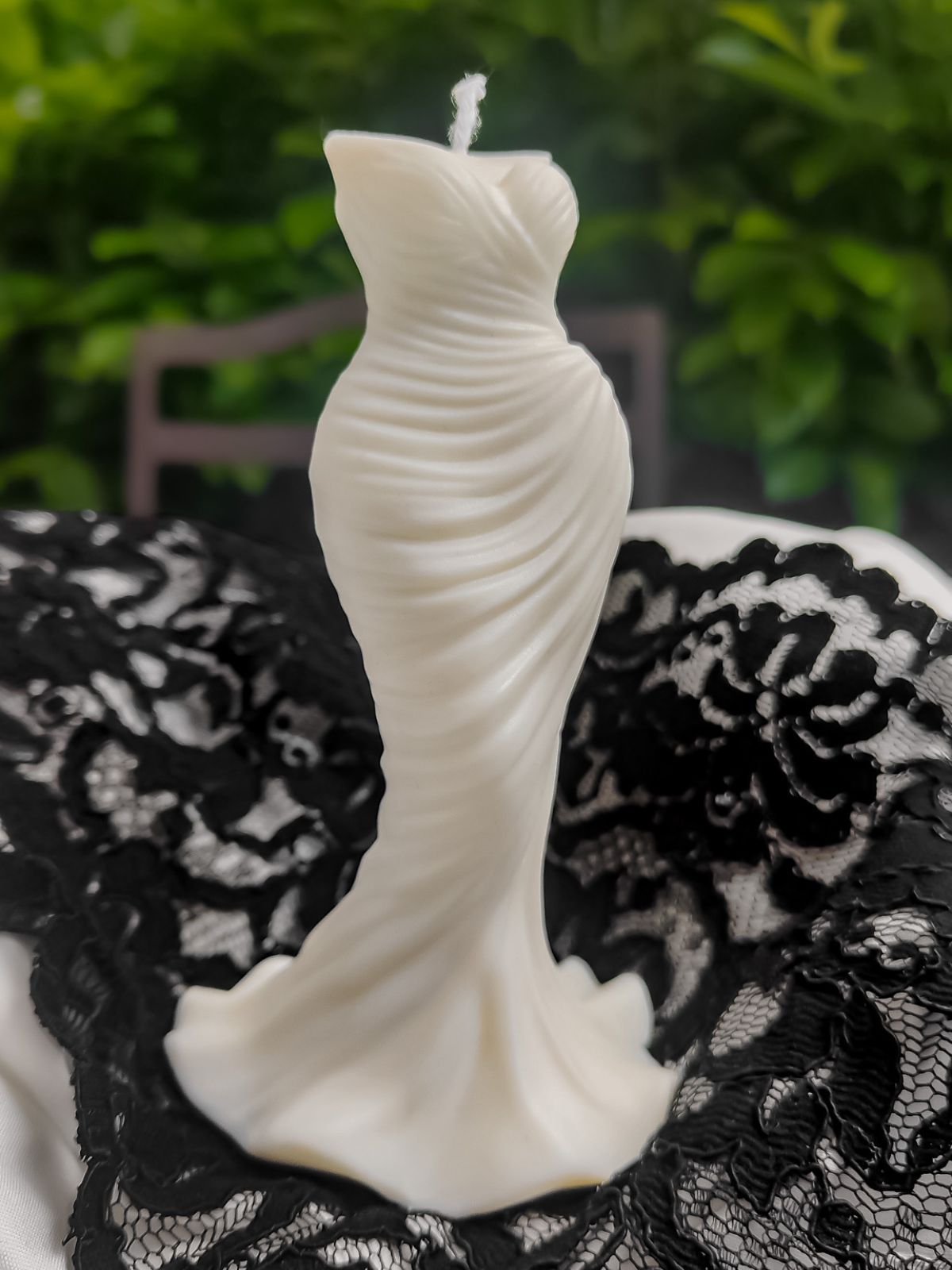Bougie robe Sirène