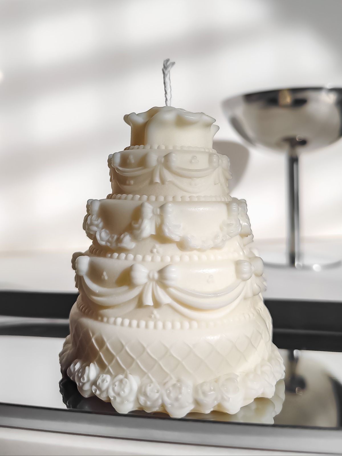 Bougie gâteau à trois étages