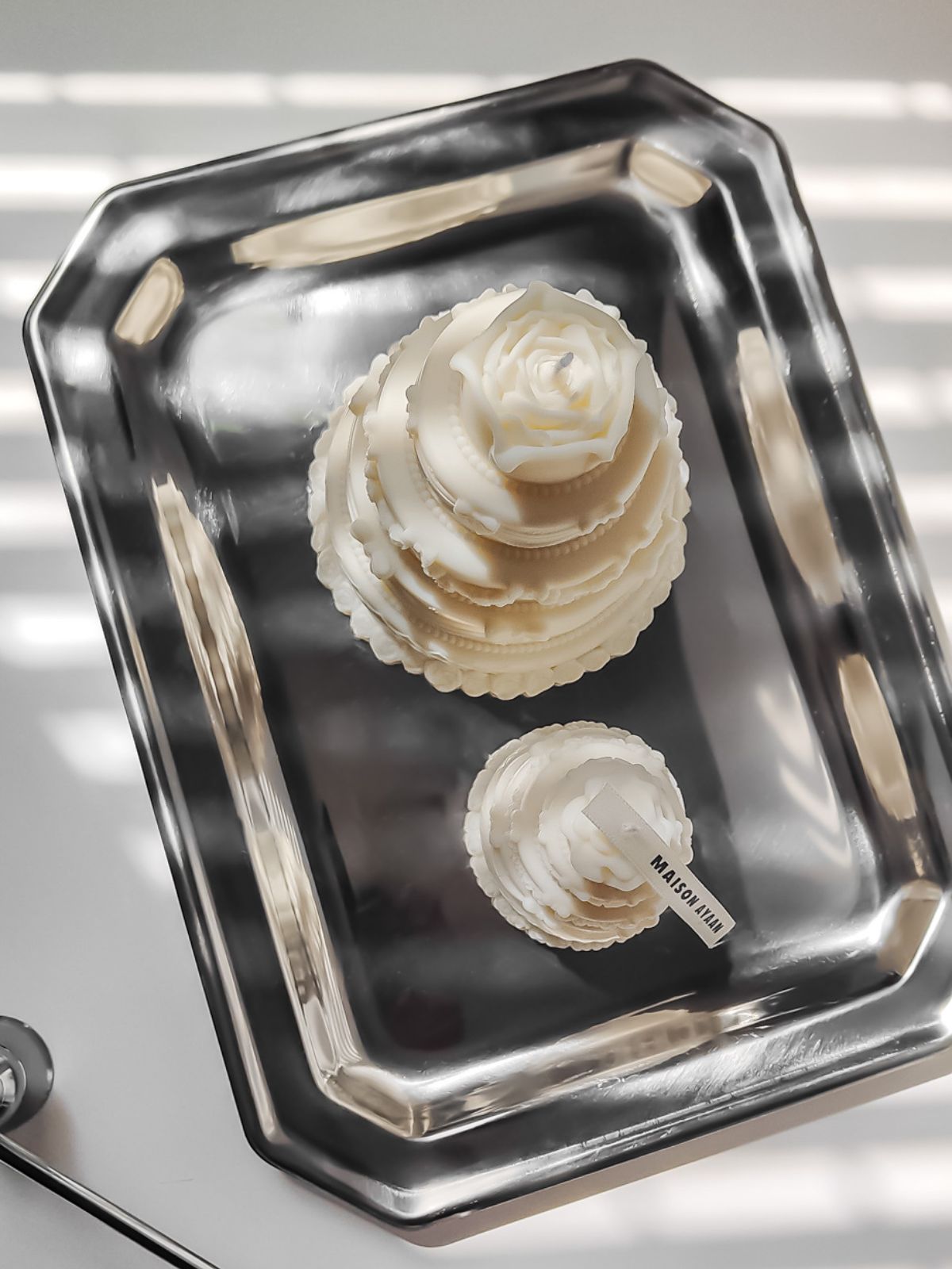 Bougie gateau mariage