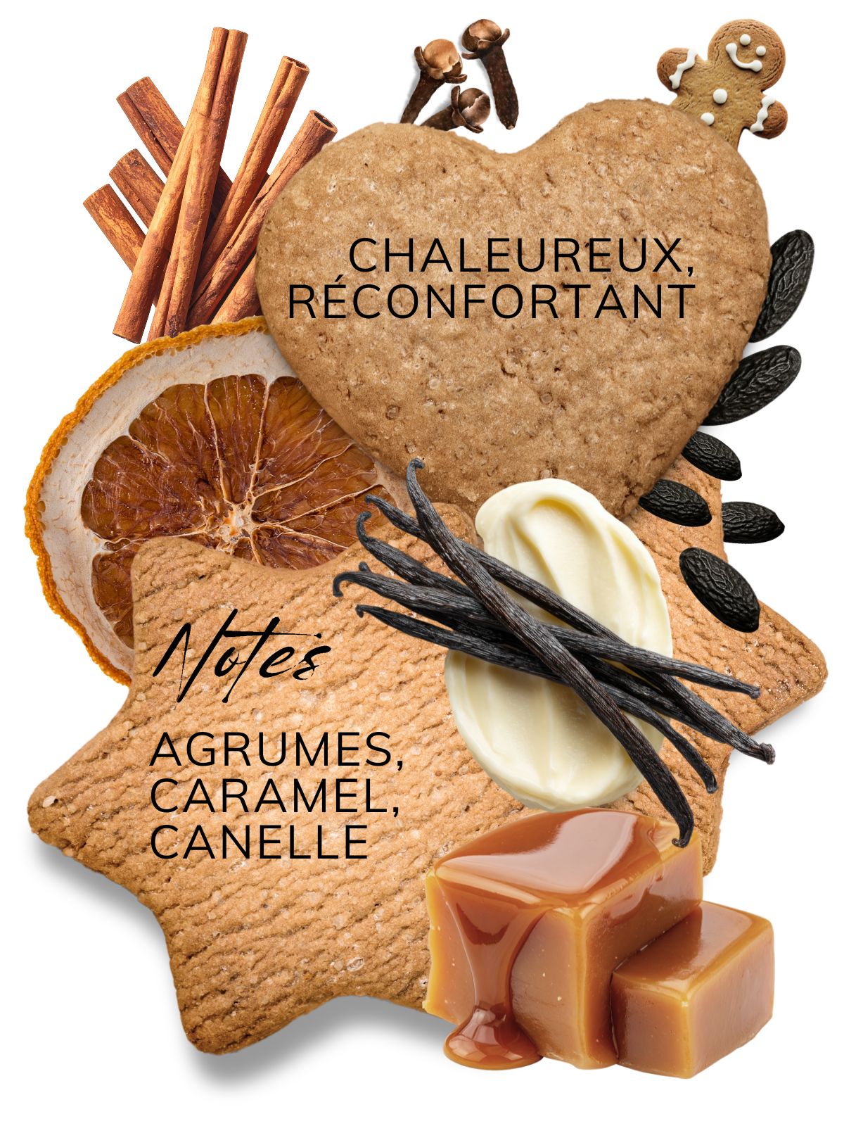 Gingerbread-flavored fondant
